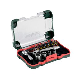 METABO Fahrradwerkzeug - BIT AND RATCHET BOX - Schwarz