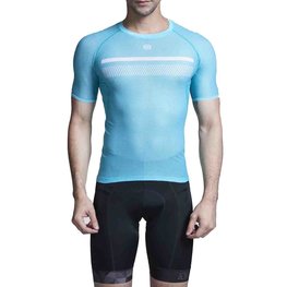 MONTON Kurzarm Fahrrad-Shirt - PERSEVERAN - Hellblau