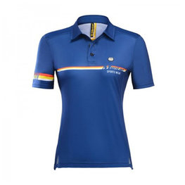 MONTON Kurzarm Fahrrad-Shirt - HOT WIND LADY - Blau