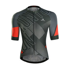 MONTON Kurzarm Fahrradtrikot - EDGE - Schwarz/Rot