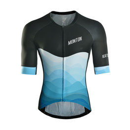 MONTON Kurzarm Fahrradtrikot - EASE - Schwarz/Blau