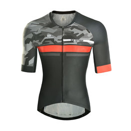 MONTON Kurzarm Fahrradtrikot - JAT III - Rot/Schwarz