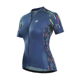 MONTON Kurzarm Fahrradtrikot - LANES LADY - Blau