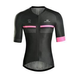 MONTON Kurzarm Fahrradtrikot - PERSEVERANCE - Rosa/Schwarz