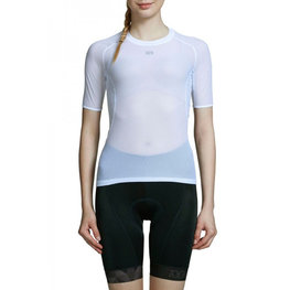 MONTON Kurzarm Fahrrad-Shirt - BRIMLESS LADY - Weiß