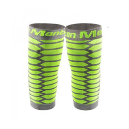 MONTON Knielange Fahrradbeinlinge - FUNCTIONAL - Grün/Grau