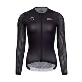 MONTON Langarm Fahrradtrikot für den Sommer - SPIRIT LADY SUMMER - Schwarz