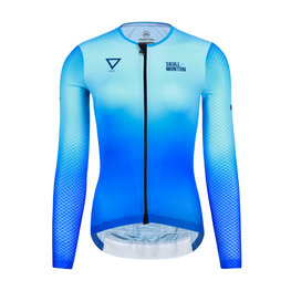 MONTON Langarm Fahrradtrikot für den Sommer - WATER LADY SUMMER - Blau