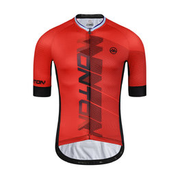 MONTON Kurzarm Fahrradtrikot - FORMULA - Rot/Schwarz