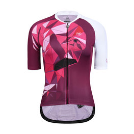 MONTON Kurzarm Fahrradtrikot - FLAMINGO LADY - Rosa/Weiß