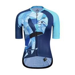 MONTON Kurzarm Fahrradtrikot - FLAMINGO LADY - Blau