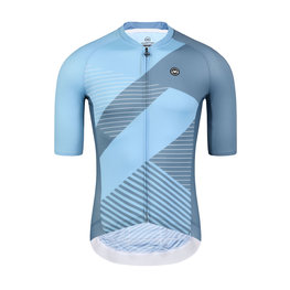 MONTON Kurzarm Fahrradtrikot - SPATIAL - Hellblau/Grau