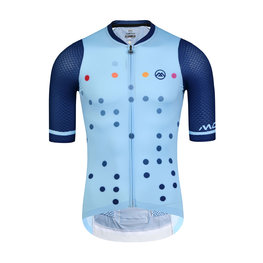 MONTON Kurzarm Fahrradtrikot - BLINKY - Blau/Hellblau