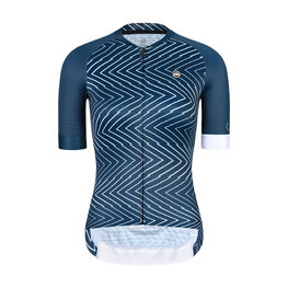 MONTON Kurzarm Fahrradtrikot - DIVERSION LINE LADY - Blau