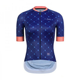 MONTON Kurzarm Fahrradtrikot - LADYBUG LADY - Blau
