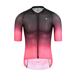 MONTON Kurzarm Fahrradtrikot - SPACE - Schwarz/Rot