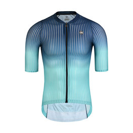 MONTON Kurzarm Fahrradtrikot - SPACE - Grün/Blau