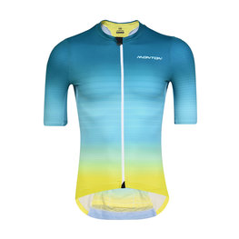 MONTON Kurzarm Fahrradtrikot - SAIUN - Blau/Gelb