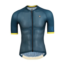 MONTON Kurzarm Fahrradtrikot - QUEST - Grün/Orange