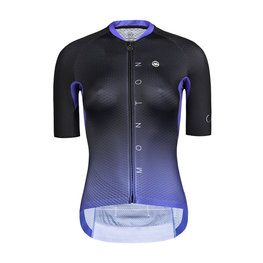 MONTON Kurzarm Fahrradtrikot - NEON LADY - Lila/Schwarz