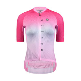 MONTON Kurzarm Fahrradtrikot - NEON LADY - Rosa