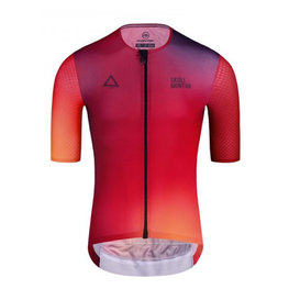 MONTON Kurzarm Fahrradtrikot - FIRE - Rot