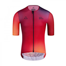 MONTON Kurzarm Fahrradtrikot - FIRE LADY - Rot