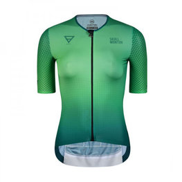 MONTON Kurzarm Fahrradtrikot - EARTH LADY - Grün