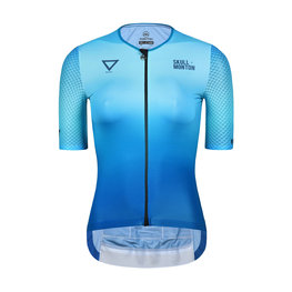 MONTON Kurzarm Fahrradtrikot - WATER LADY - Blau