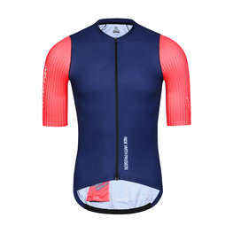 MONTON Kurzarm Fahrradtrikot - KUWAI - Rosa/Blau
