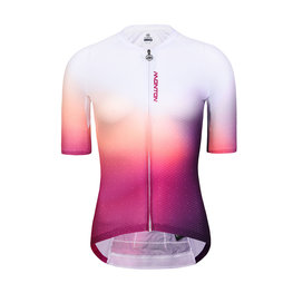 MONTON Kurzarm Fahrradtrikot - TWILIGHT LADY - Weiß/Rot