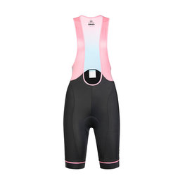 MONTON Kurze Fahrradhose mit Trägern - COLOURWING LADY - Schwarz/Rosa