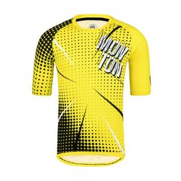 MONTON Kurzarm Fahrradtrikot - BOOM MTB - Gelb