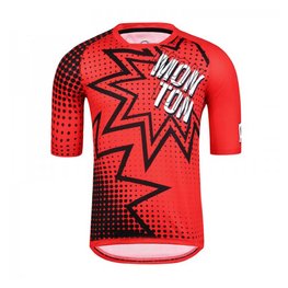 MONTON Kurzarm Fahrradtrikot - POW MTB - Rot