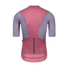 MONTON Kurzarm Fahrradtrikot - CHECHEN - Rot/Lila