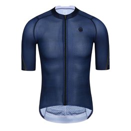 MONTON Kurzarm Fahrradtrikot - PRO CARBONFIBER - Blau
