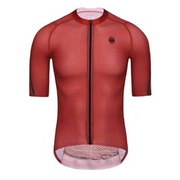 MONTON Kurzarm Fahrradtrikot - PRO CARBONFIBER - Rot