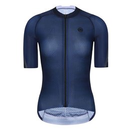 MONTON Kurzarm Fahrradtrikot - PRO CARBONFIBER LADY - Blau