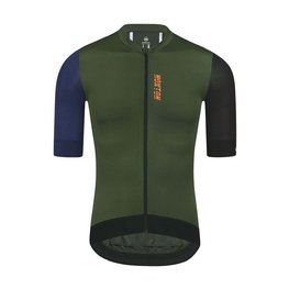 MONTON Kurzarm Fahrradtrikot - TRAVELER EVO - Schwarz/Grün/Blau
