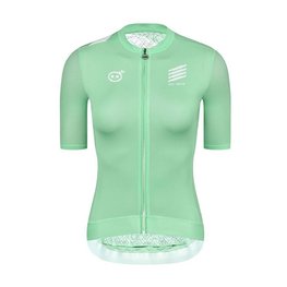 MONTON Kurzarm Fahrradtrikot - SKULL III LADY - Grün/Weiß