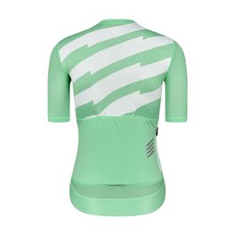 MONTON Kurzarm Fahrradtrikot - SKULL III LADY - Grün/Weiß