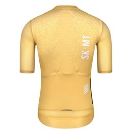 MONTON Kurzarm Fahrradtrikot - SKULL ZEUS - Gold