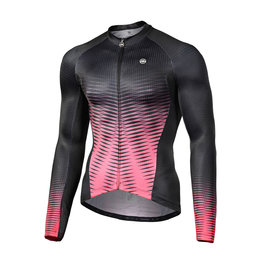 MONTON Langarm Fahrradtrikot für den Sommer - SPIRIT SUMMER - Rosa