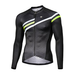 MONTON Langarm Fahrradtrikot für den Sommer - FLYBY SUMMER - Schwarz