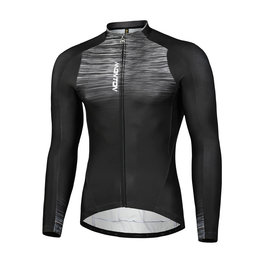 MONTON Langarm Fahrradtrikot für den Winter - PHANTOM WINTER - Schwarz