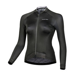 MONTON Langarm Fahrradtrikot für den Sommer - YEIYO LADY SUMMER - Schwarz