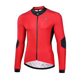 MONTON Langarm Fahrradtrikot für den Winter - CYCLANCE WINTER - Rot