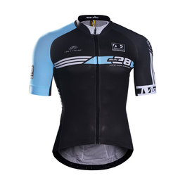 MONTON Kurzarm Fahrradtrikot - STRENUOUS 2 - Blau/Schwarz