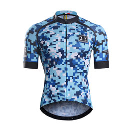 MONTON Kurzarm Fahrradtrikot - FIRMAMENT 2 - Blau/Schwarz