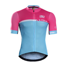 MONTON Kurzarm Fahrradtrikot - CANDY FLOSS - Rosa/Blau